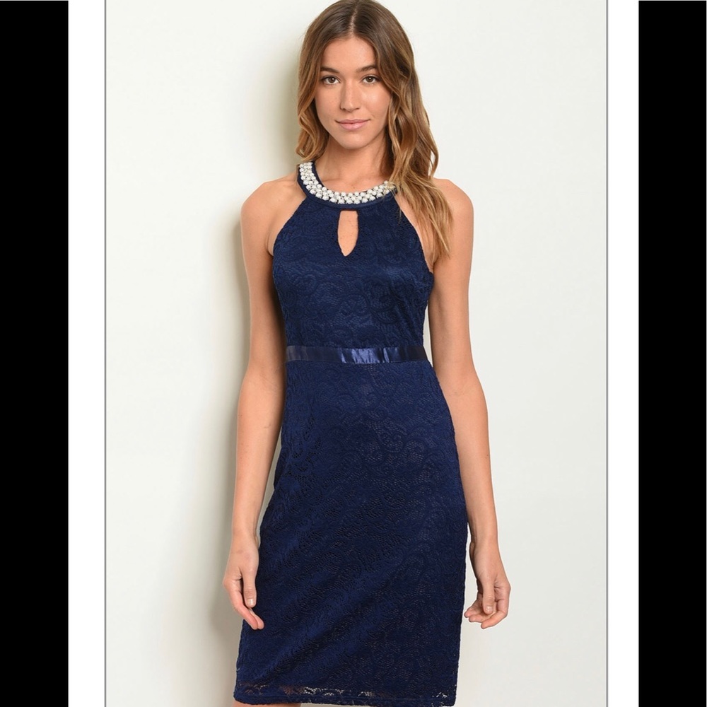 Pearls and Lace Dress.